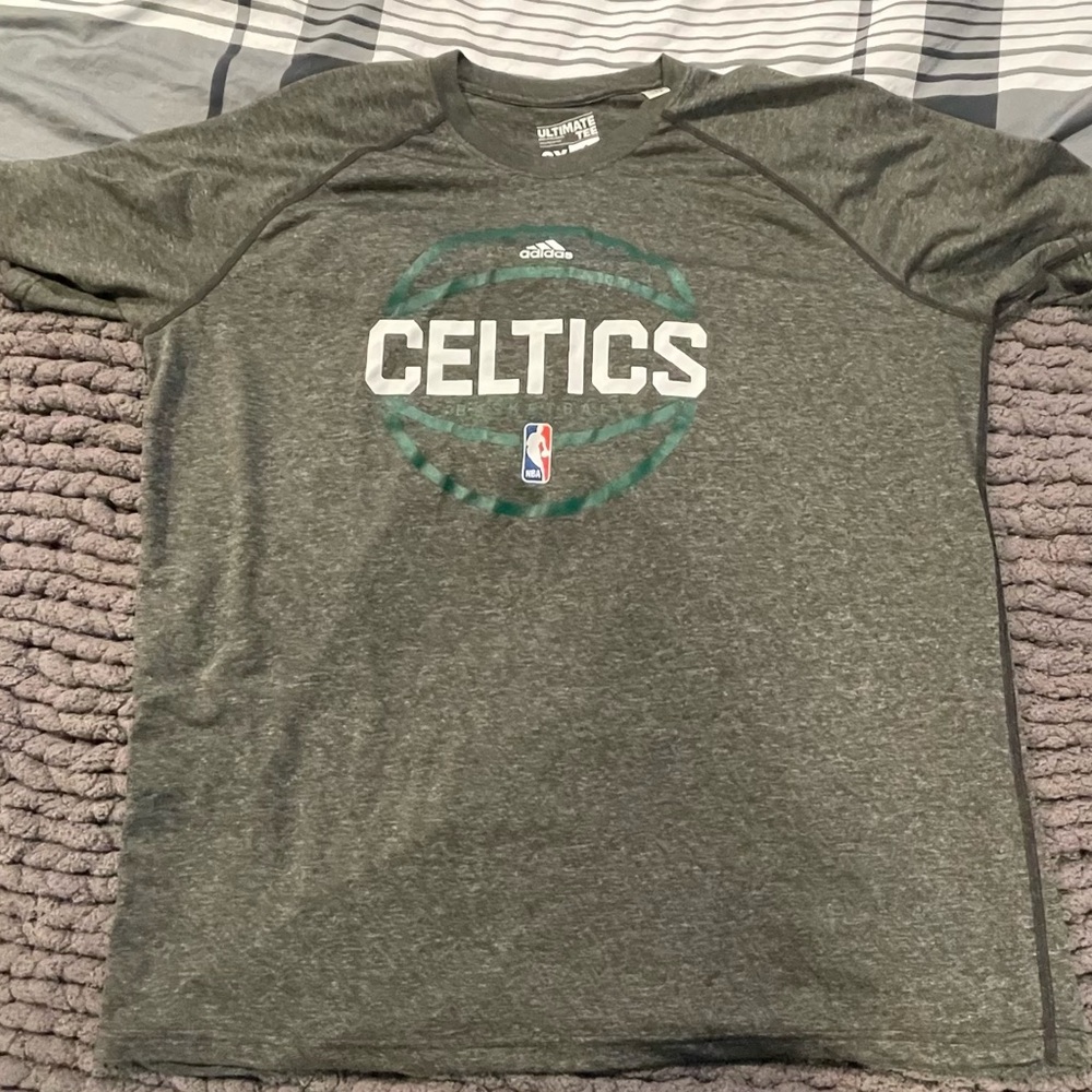 Adidas Celtics Gray T-Shirt